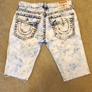 True religion jean cutoff shorts